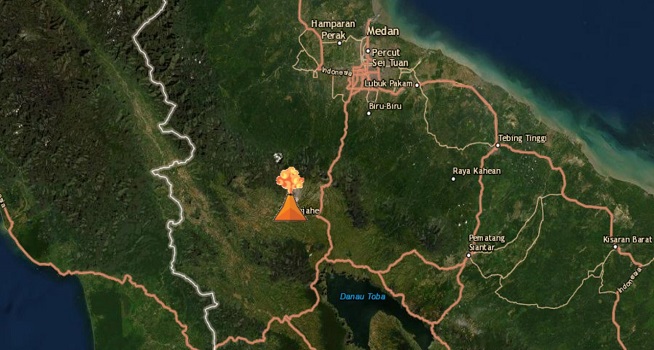 Erupsi Gunung Sinabung (PVMBG)