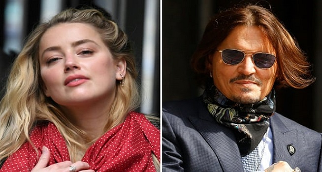 Amber Heard dan Johnny Depp (Foto: The Guardian/Daniel Leal-Olivas/AFP/Getty Images)